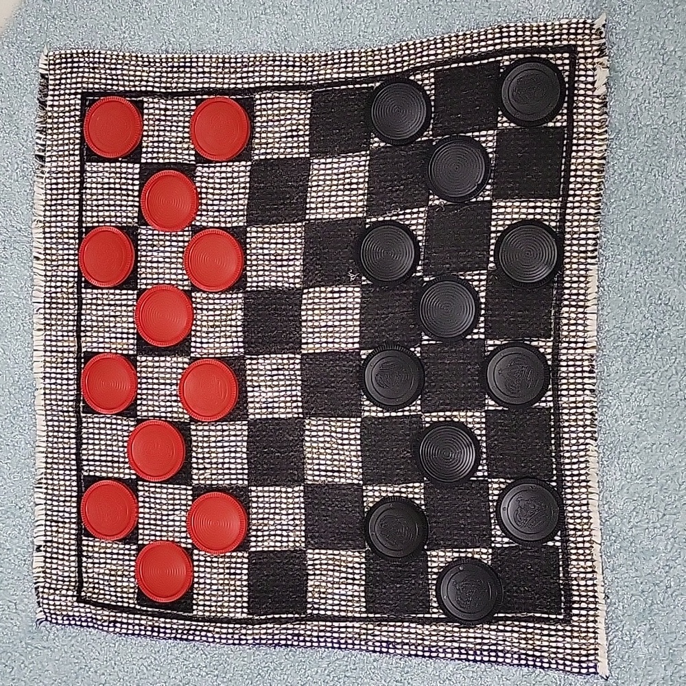 Travel Checkers/Tic Tac Toe Set
